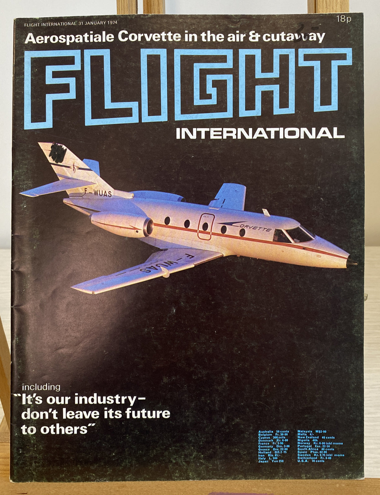 Flight International January 1974 Magazine In Good Condition
