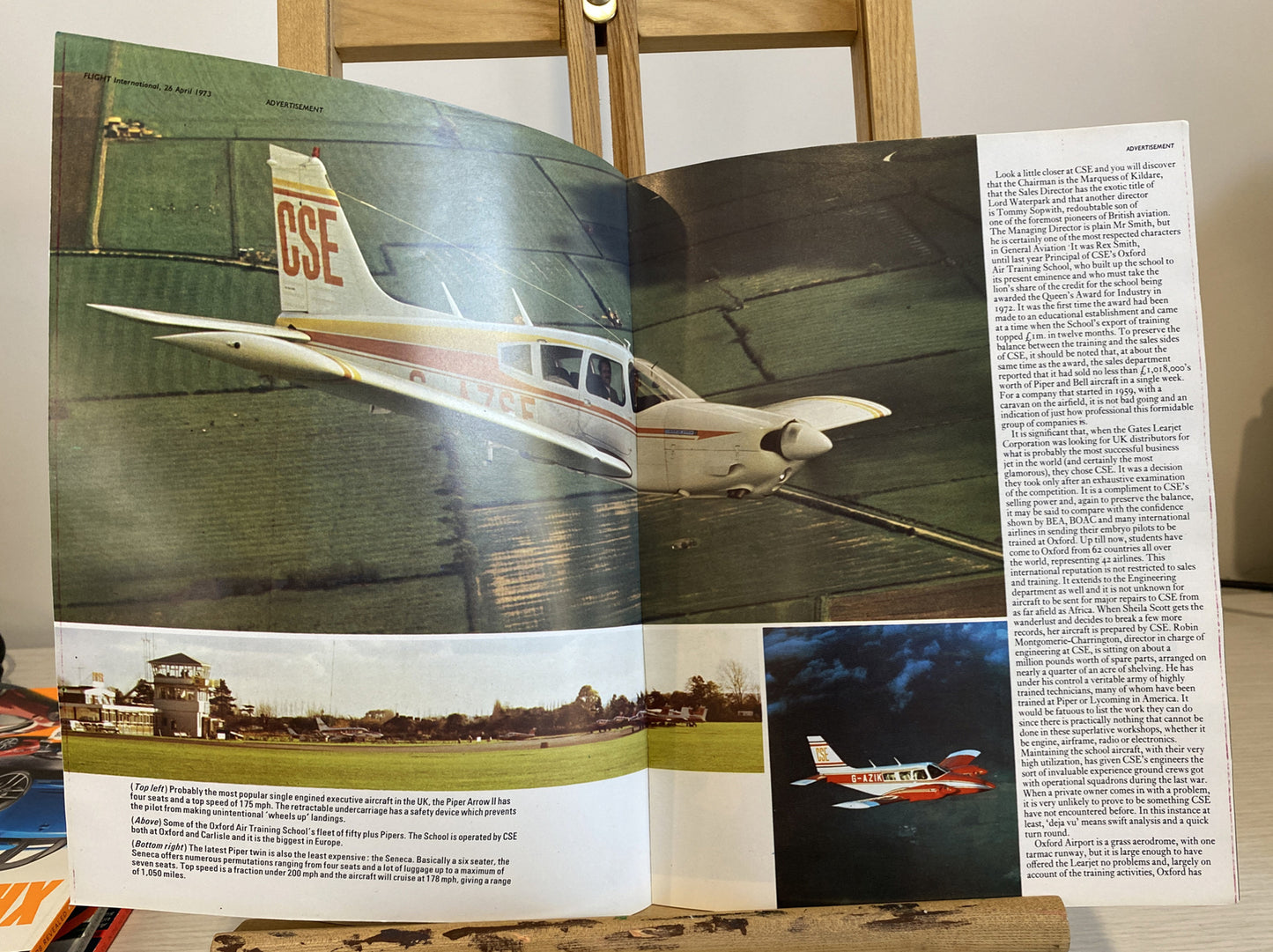 Flight International April 1973 Magazine In Good Condition