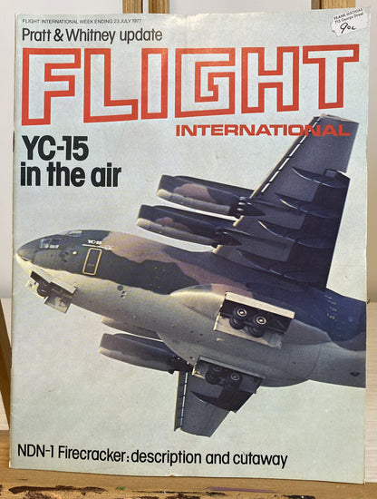 Flight International July 1977 Magazine In Good Condition