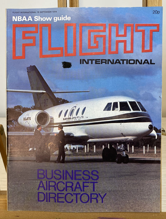 Flight International September 1974 Magazine In Good Condition