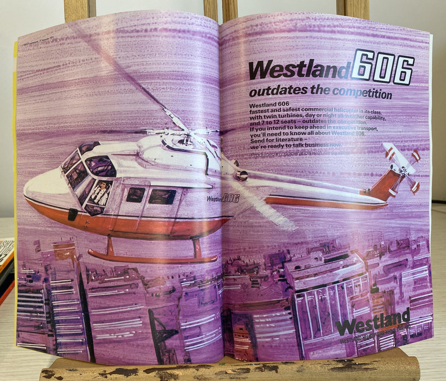 Flight International September 1974 Magazine In Good Condition