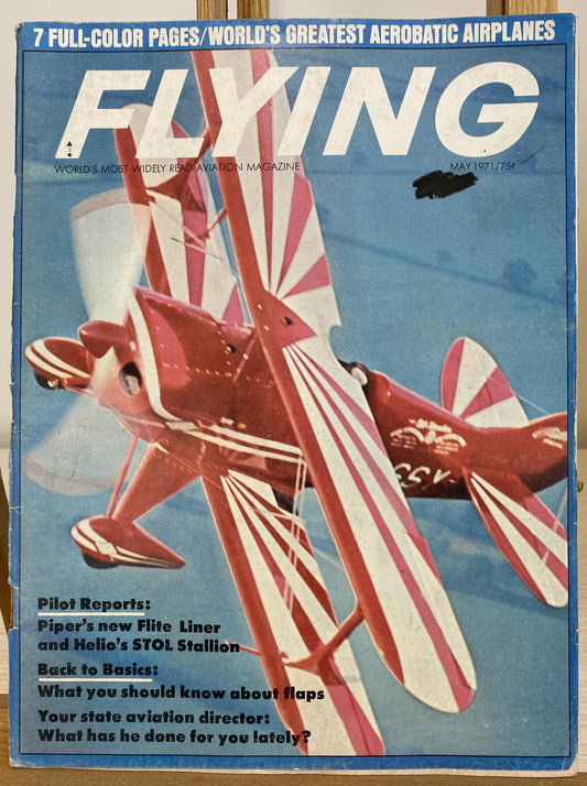 Flying May 1971 Magazine In Ok Condition