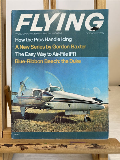 Flying October 1972 Magazine In Good Condition