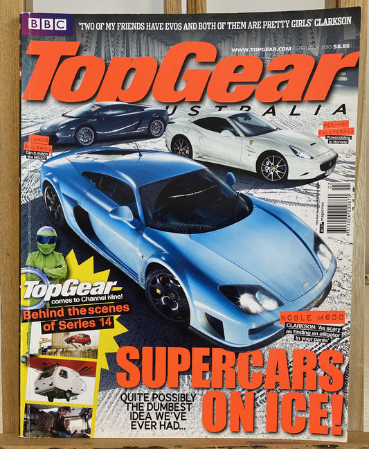 Top Gear Australia February 2010 Magazine In Good Condition