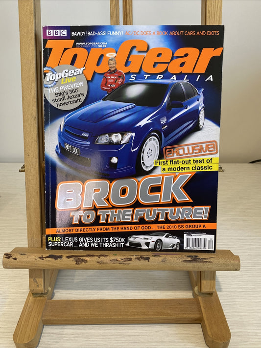 Top Gear Australia December 2009 Magazine In Good Condition