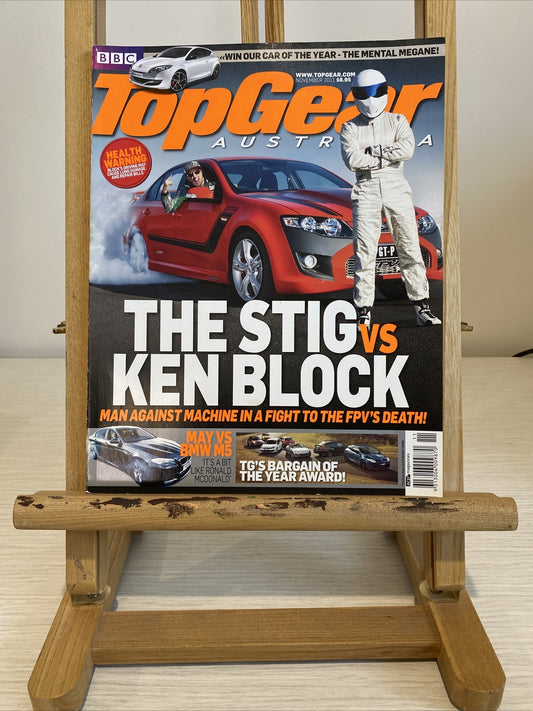 Top Gear Australia November 2011 Magazine In Good Condition