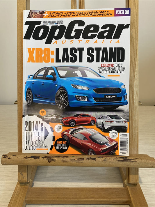 Top Gear Australia January 2014 Magazine In Good Condition