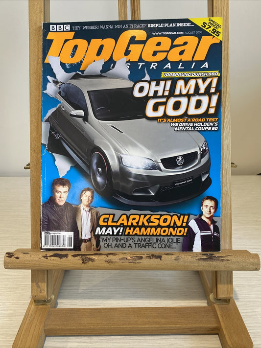 Top Gear Australia August 2008 Magazine In Good Condition