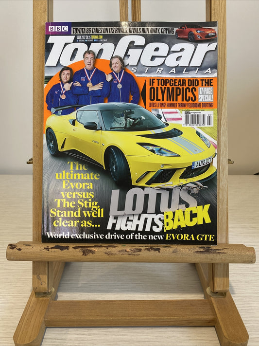 Top Gear Australia July 2012 Magazine In Good Condition