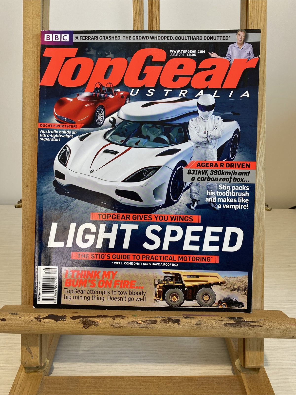 Top Gear Australia June 2011 Magazine In Good Condition