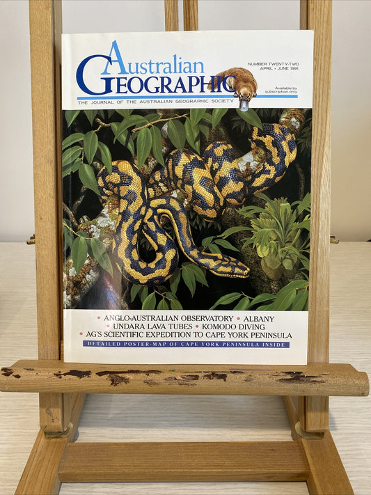 Australian Geographic April - June 1991 Magazine In Good Condition
