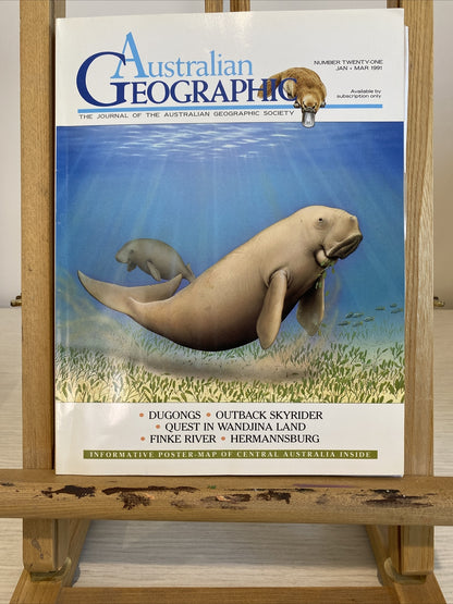 Australian Geographic January - March 1991 Magazine In Good Condition