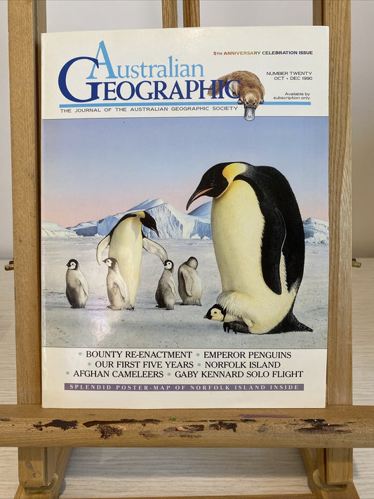 Australian Geographic October - December 1990 Magazine In Good Condition