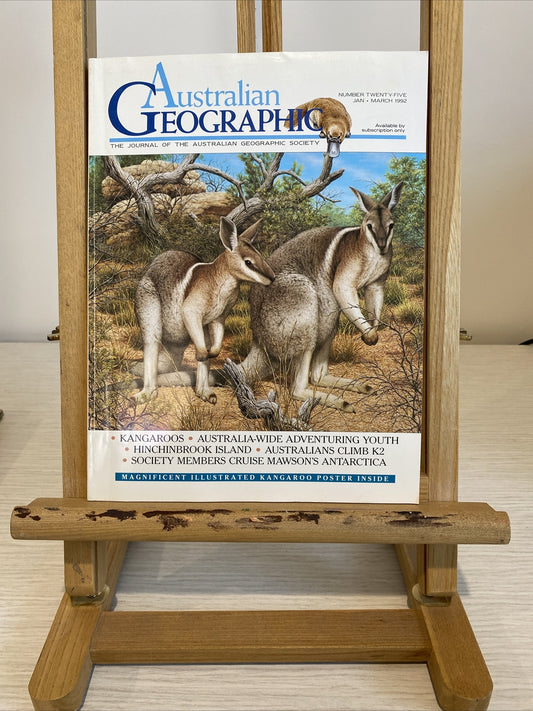 Australian Geographic January - March  1992 Magazine In Good Condition