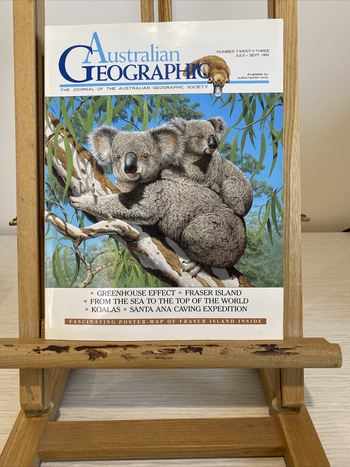 Australian Geographic July - September  1991 Magazine In Good Condition