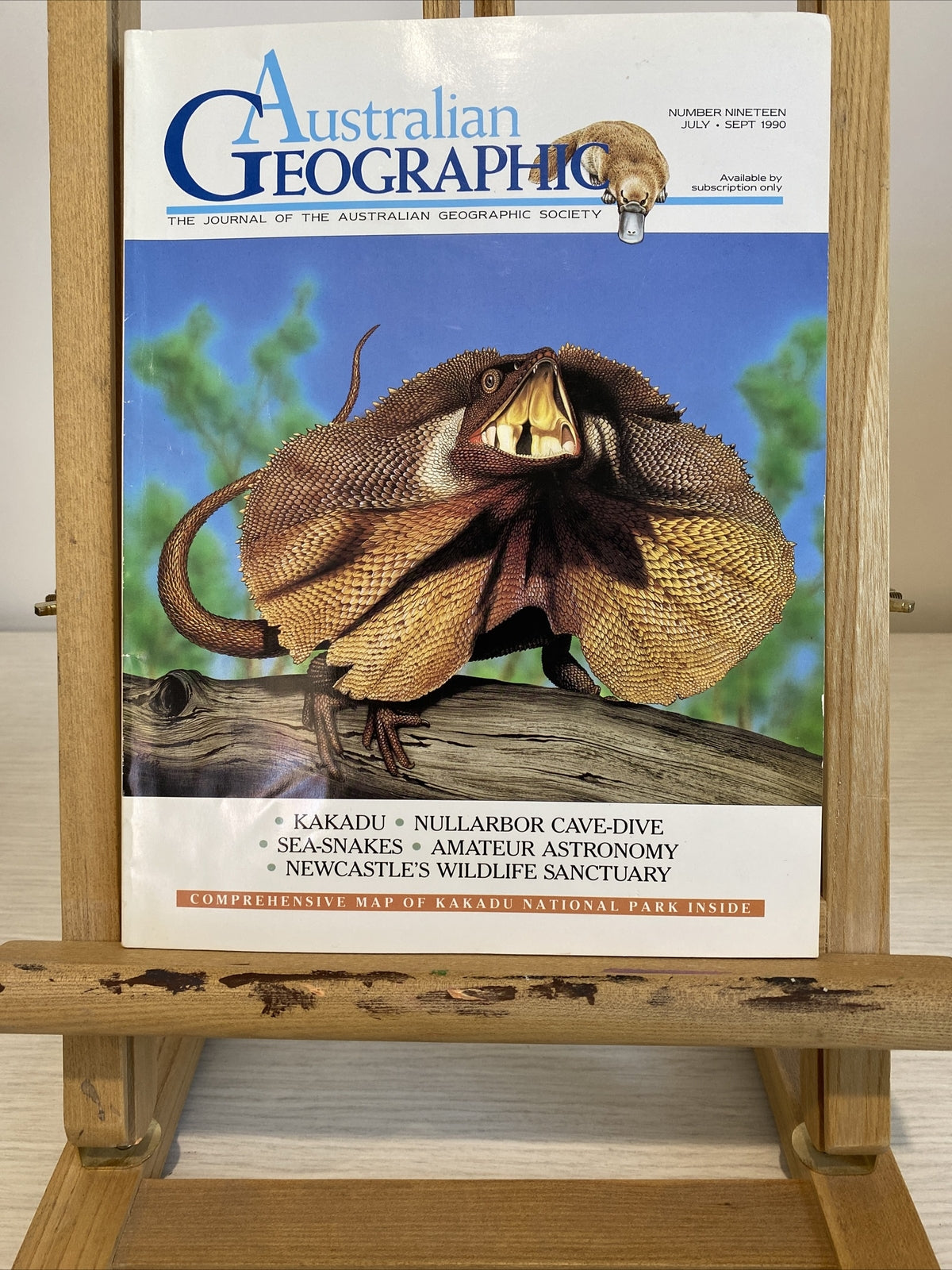 Australian Geographic July - August 1990 Magazine In Good Condition