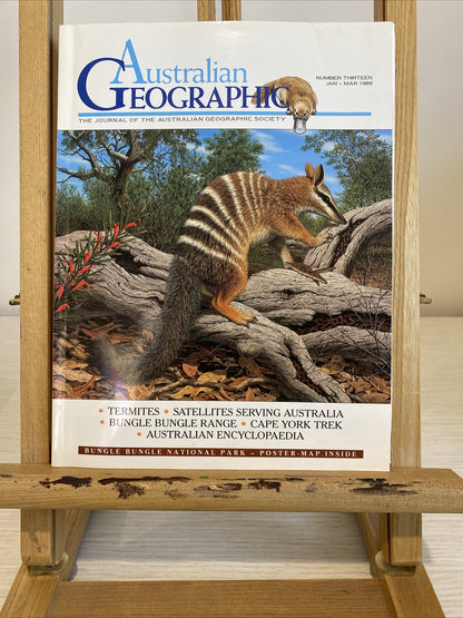Australian Geographic January - March 1989 Magazine In Good Condition