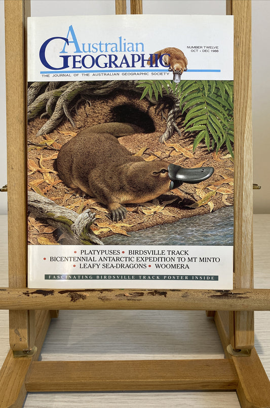 Australian Geographic October - December 1988 Magazine In Good Condition