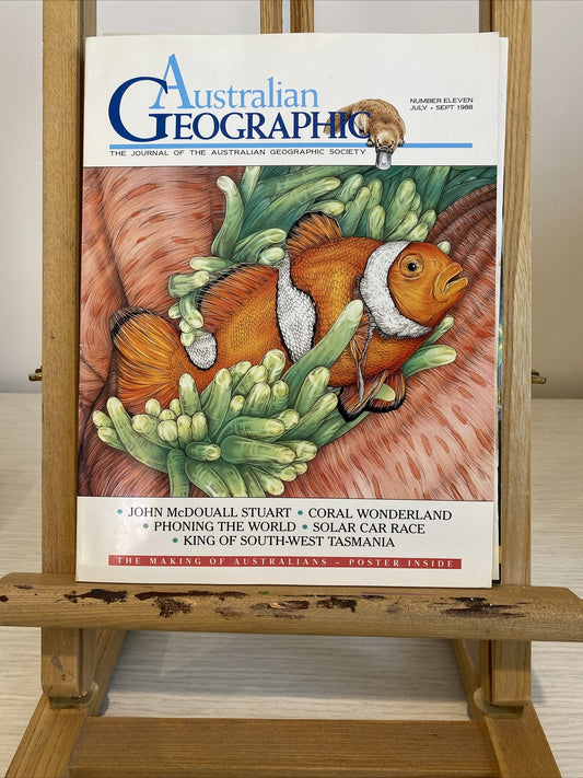 Australian Geographic July - September 1988 Magazine In Good Condition