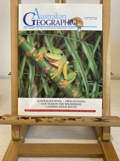 Australian Geographic July - September 1989 Magazine In Good Condition