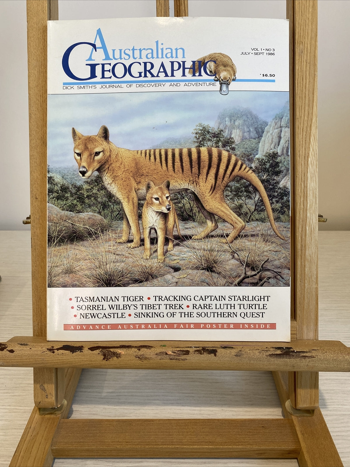 Australian Geographic July - September 1986 Magazine In Good Condition