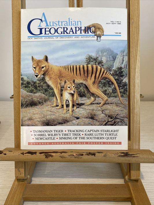Australian Geographic July - September 1986 Magazine In Good Condition