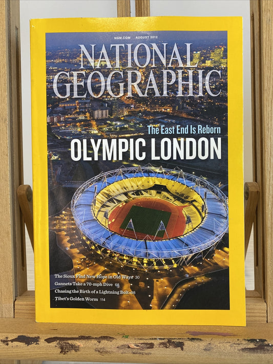 National Geographic August 2012 Magazine In Good Condition