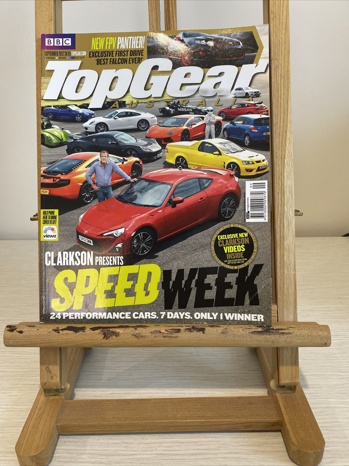 Top Gear Australia September 2012 Magazine In Ok Condition