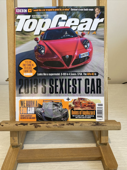Top Gear Australia November 2013 Magazine In Ok Condition