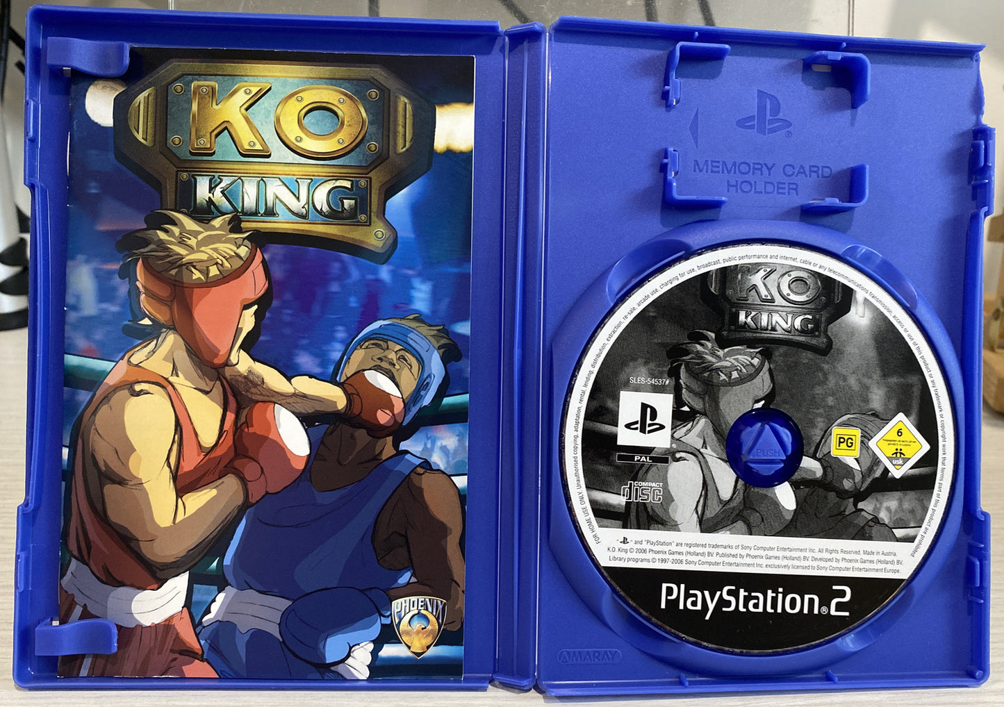K.O. King PAL Playstation 2/PS2 Complete Game 3531