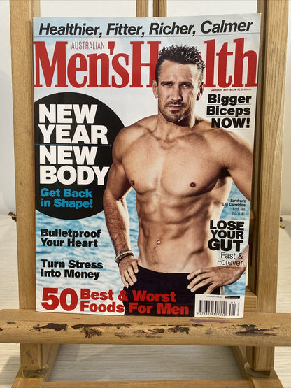 Men's Health January 2017 In Good  Condition Magazine