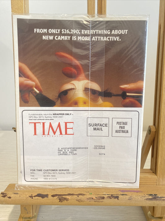 Time Australia Magazine September 25, 1995 In Good Condition