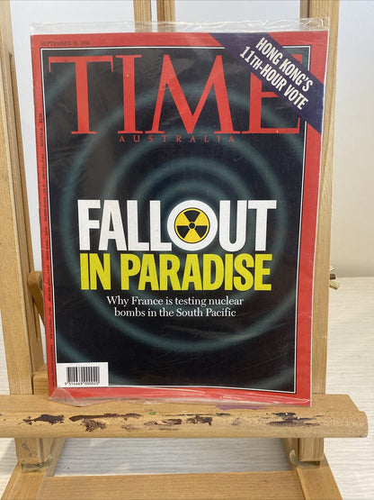 Time Australia Magazine September 18, 1995 In Good Condition