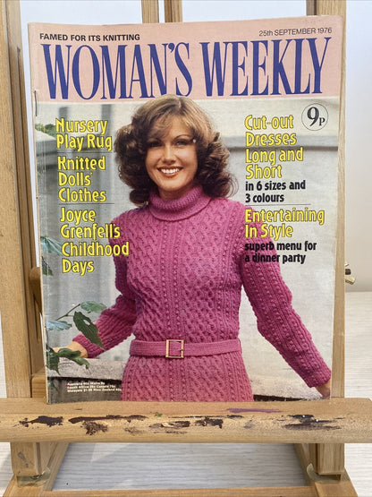 Women's Weekly 25th September 1976 In Good Condition Magazine