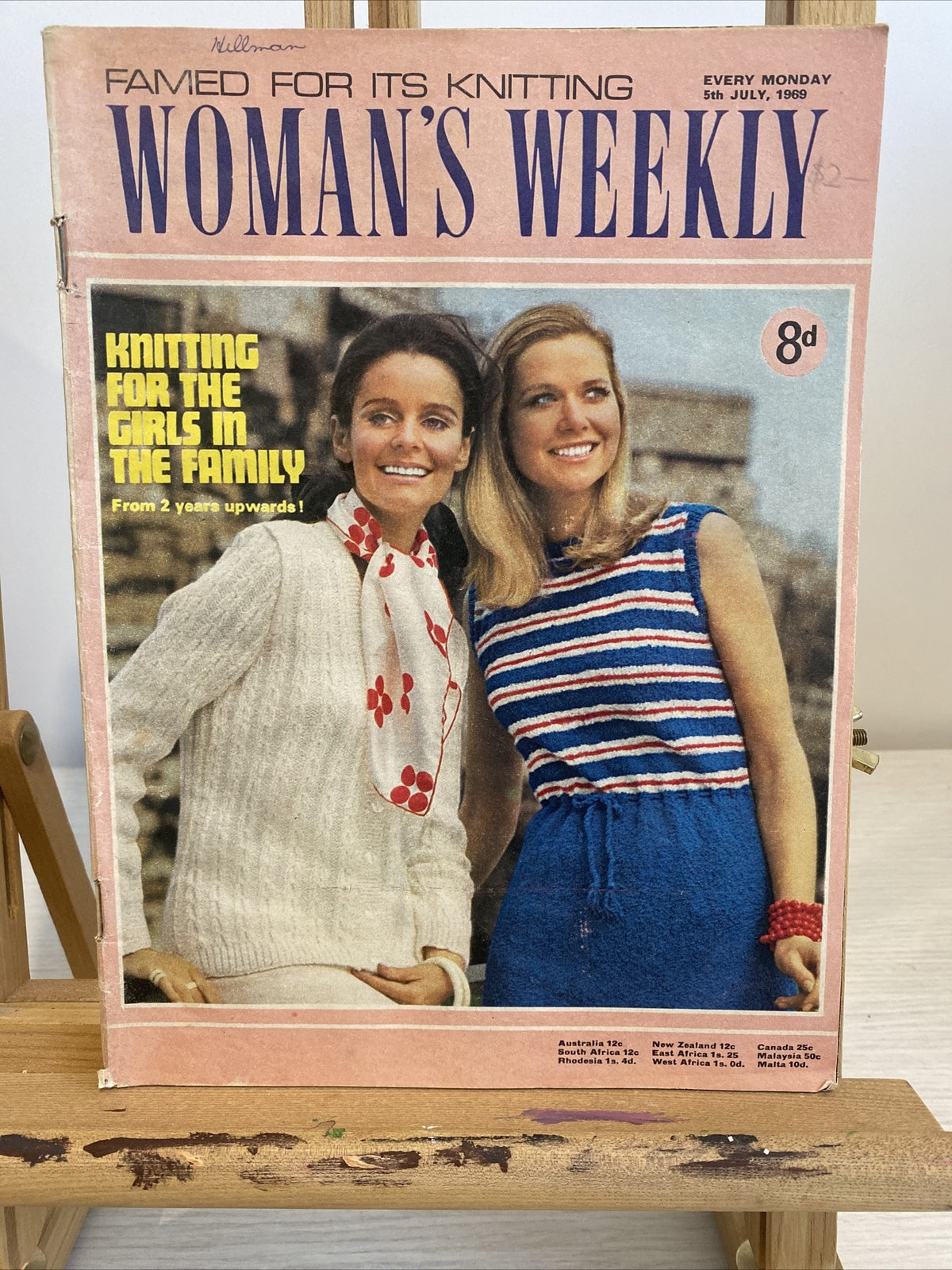 Women's Weekly 5th July 1969 In Ok Condition Magazine