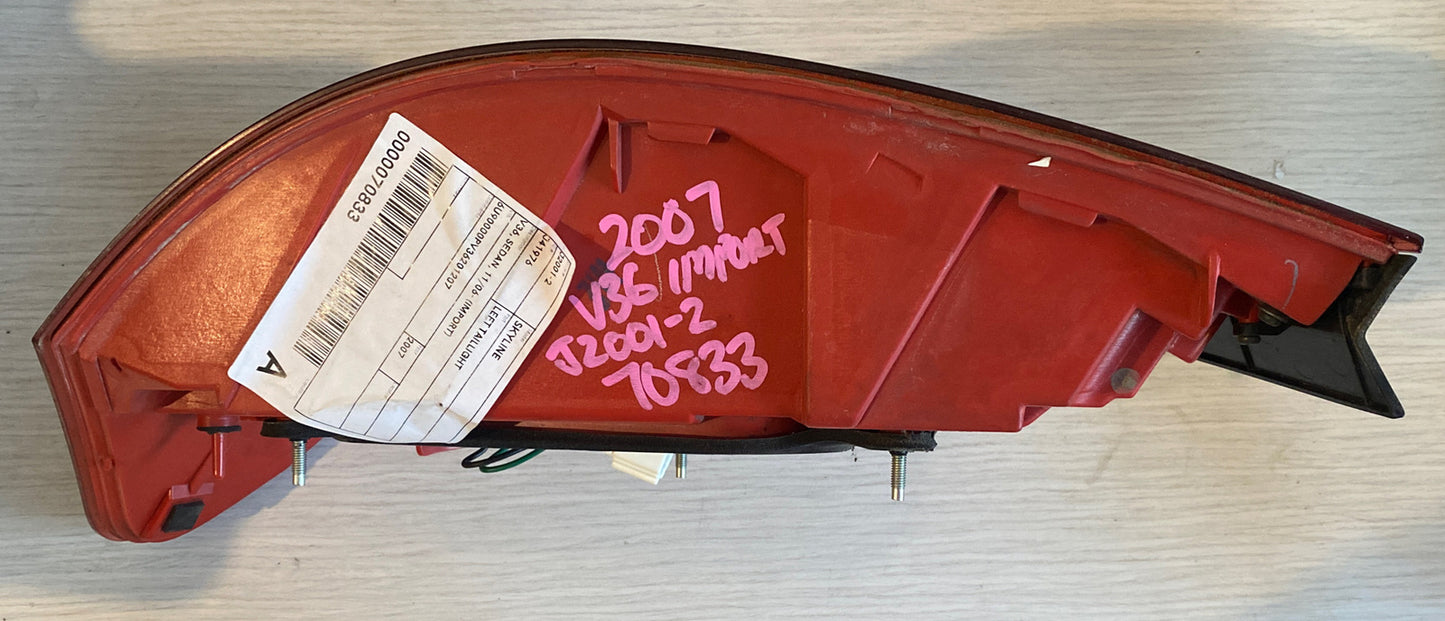 4048 Nissan Skyline V36 REAR LEFT HAND 250GT 350GT Infiniti G37 Tail Light