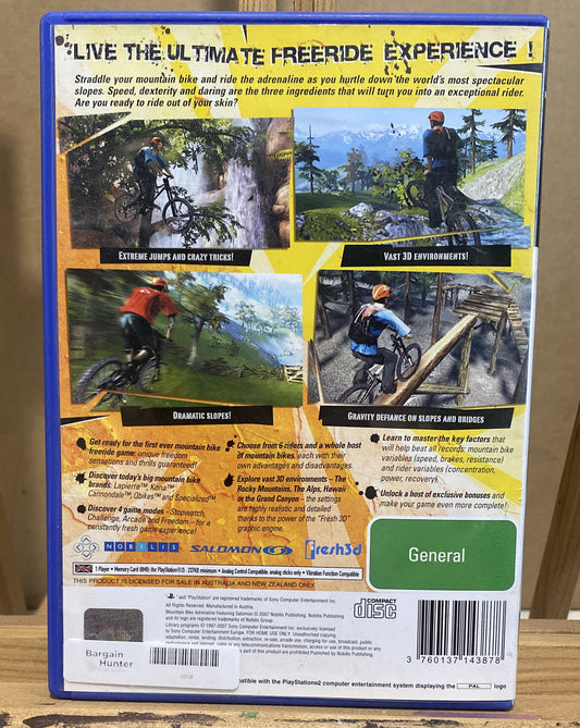 3254 Mountain Bike Adrenaline PAL Playstation 2/PS2 InComplete Game