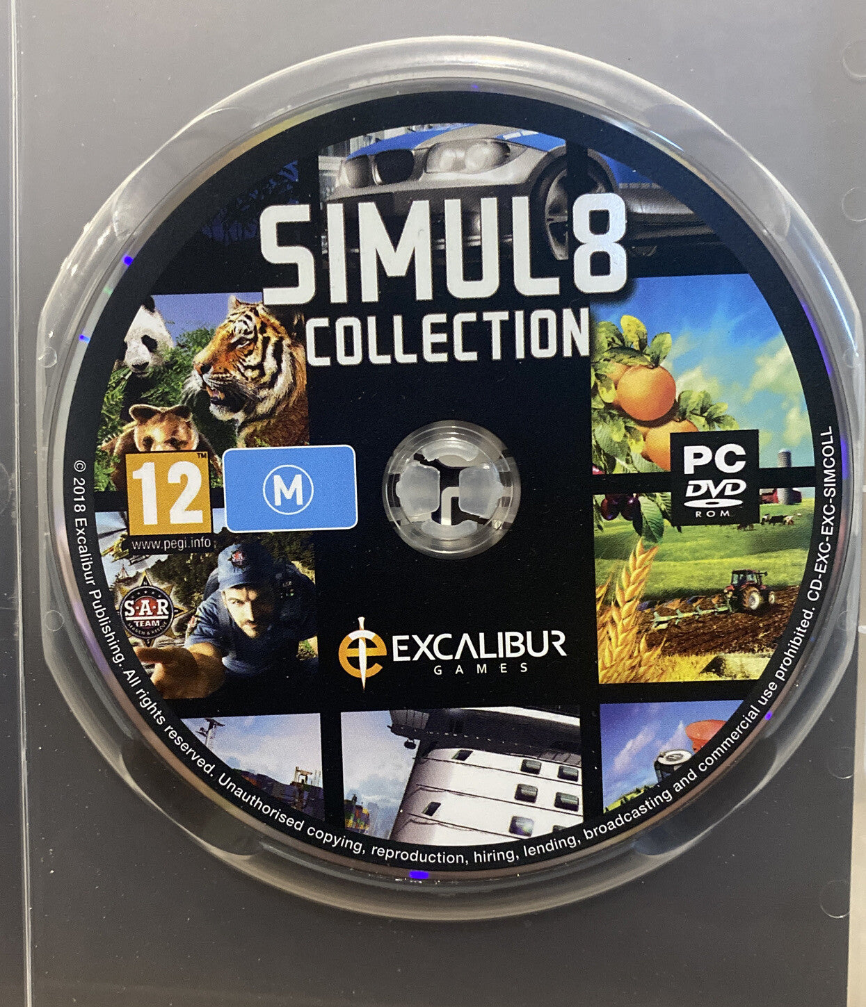 4231 Simul8 Collection 8 Simulation Games PC Game In Good Condition