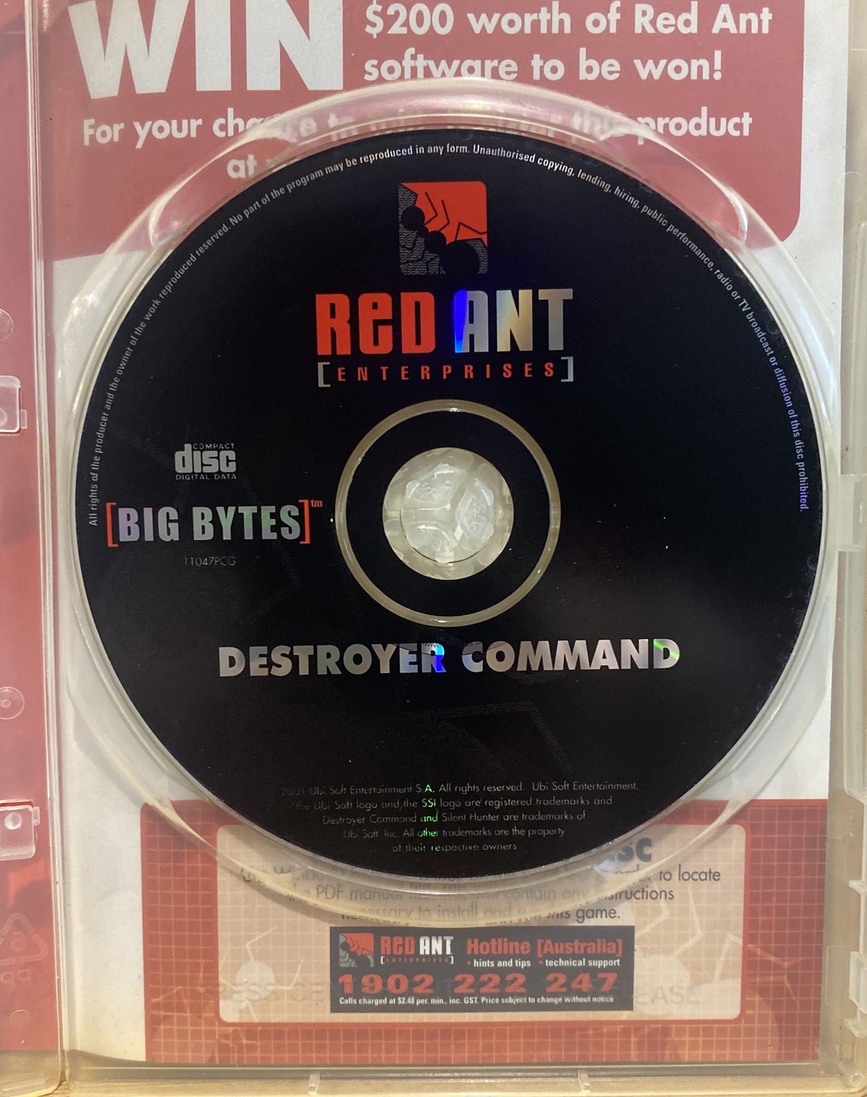 4233 Destroyer Command WWII Naval Combat Simulator PC Game In Good Condition