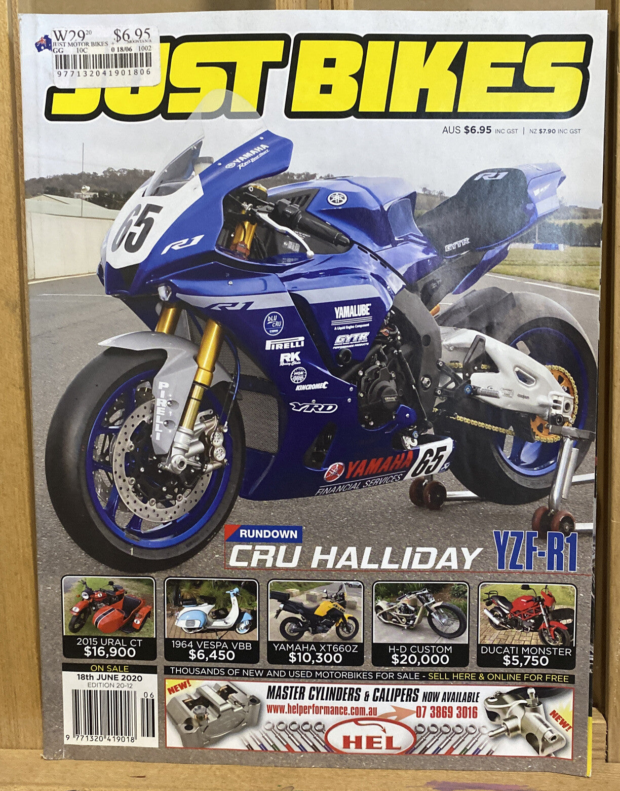 Just Bikes June 2020 #379 Magazine In Good Condition
