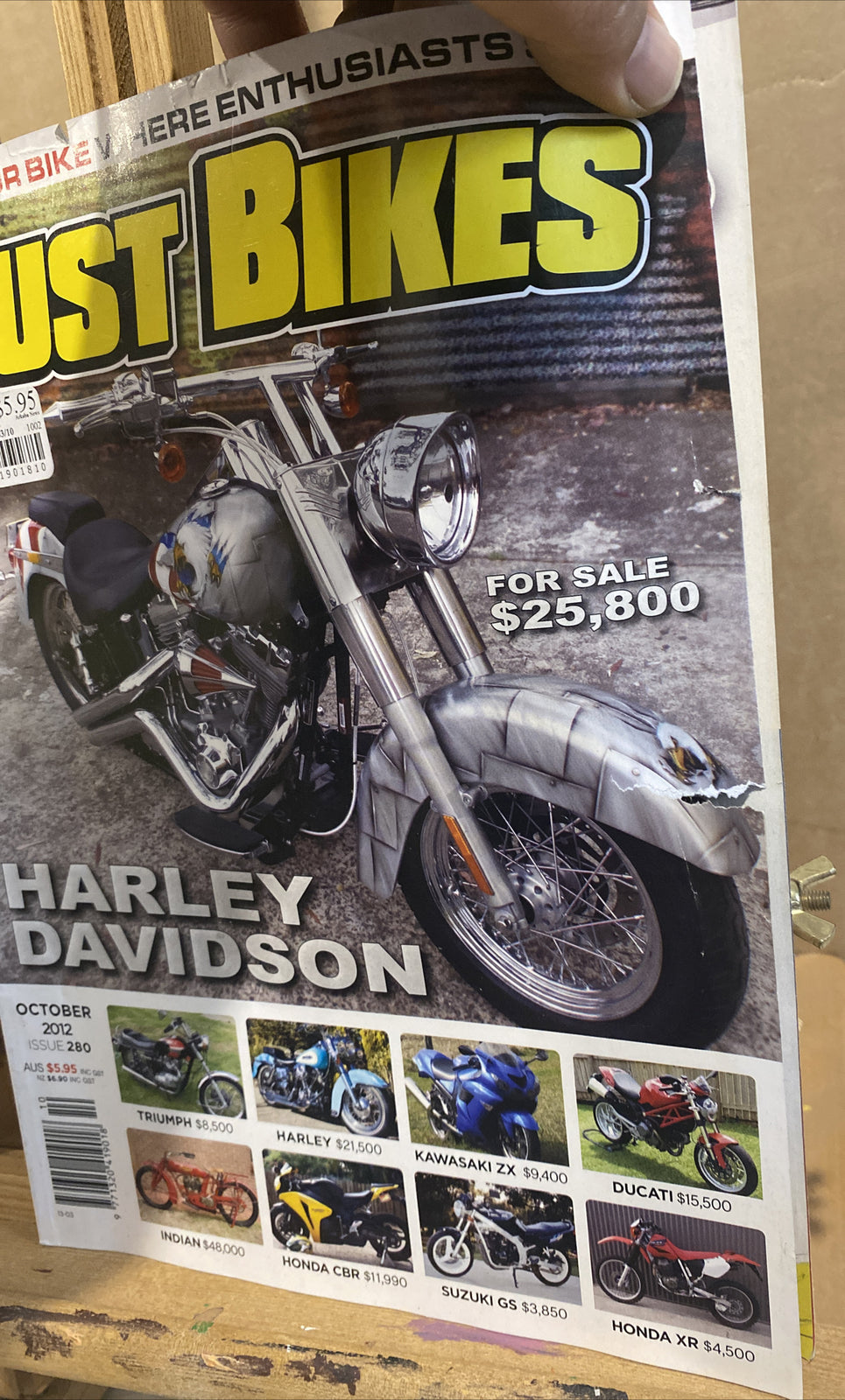 Just Bikes October 2012 #280 Magazine In Good Condition