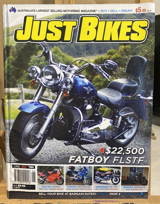 Just Bikes June 2011 #264 Magazine In Good Condition