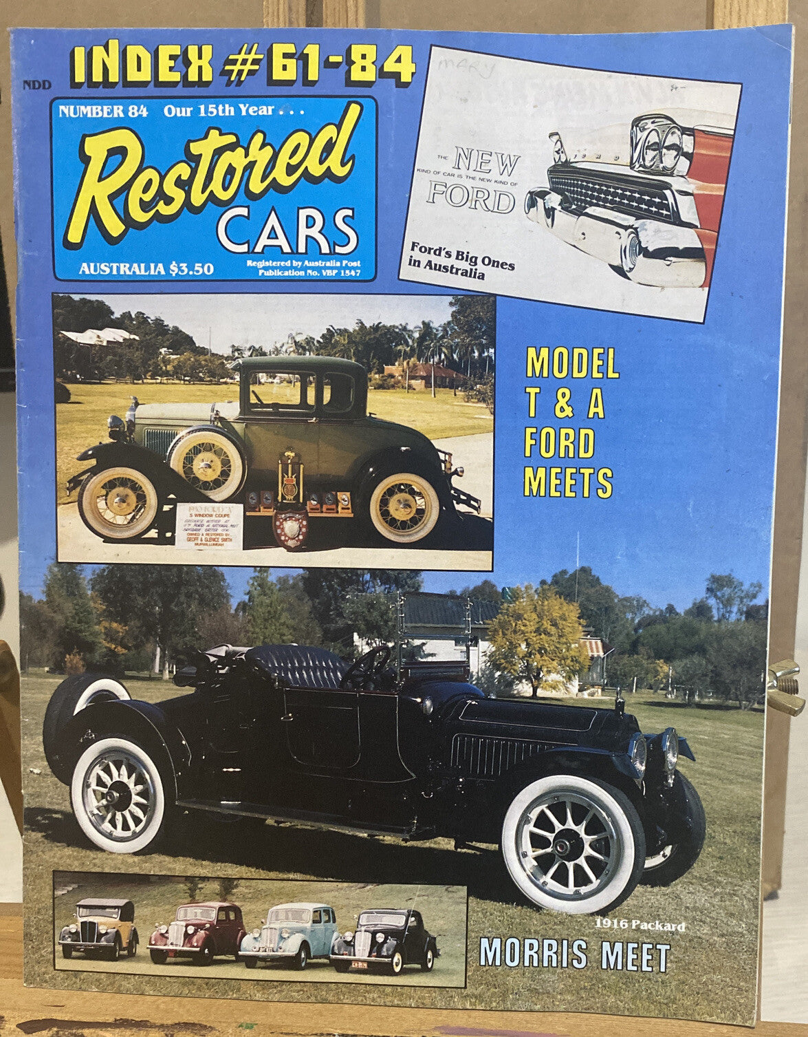 Restored Cars No 84 Magazine In Good Condition