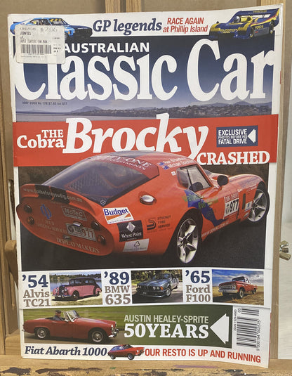 Australian Classic Car May 2008 No 178 Magazine In Good Condition