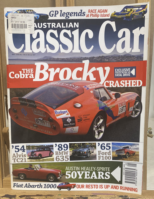 Australian Classic Car May 2008 No 178 Magazine In Good Condition