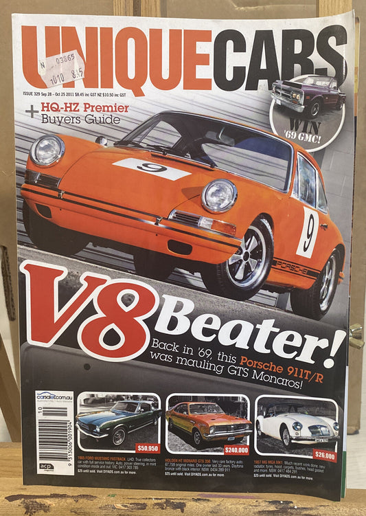 Unique Cars September / October 2011 No 329 Magazine In Good Condition
