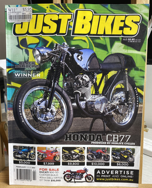 Just Bikes No 284 February 2013 Magazine In Good Condition