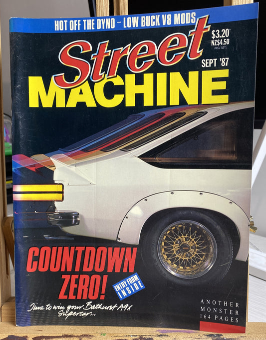 Street Machine September 1987 Magazine In Good Condition