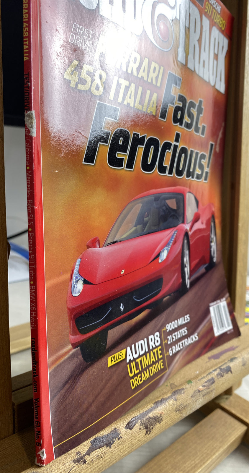 Road And Track February 2010 Magazine In OK Condition