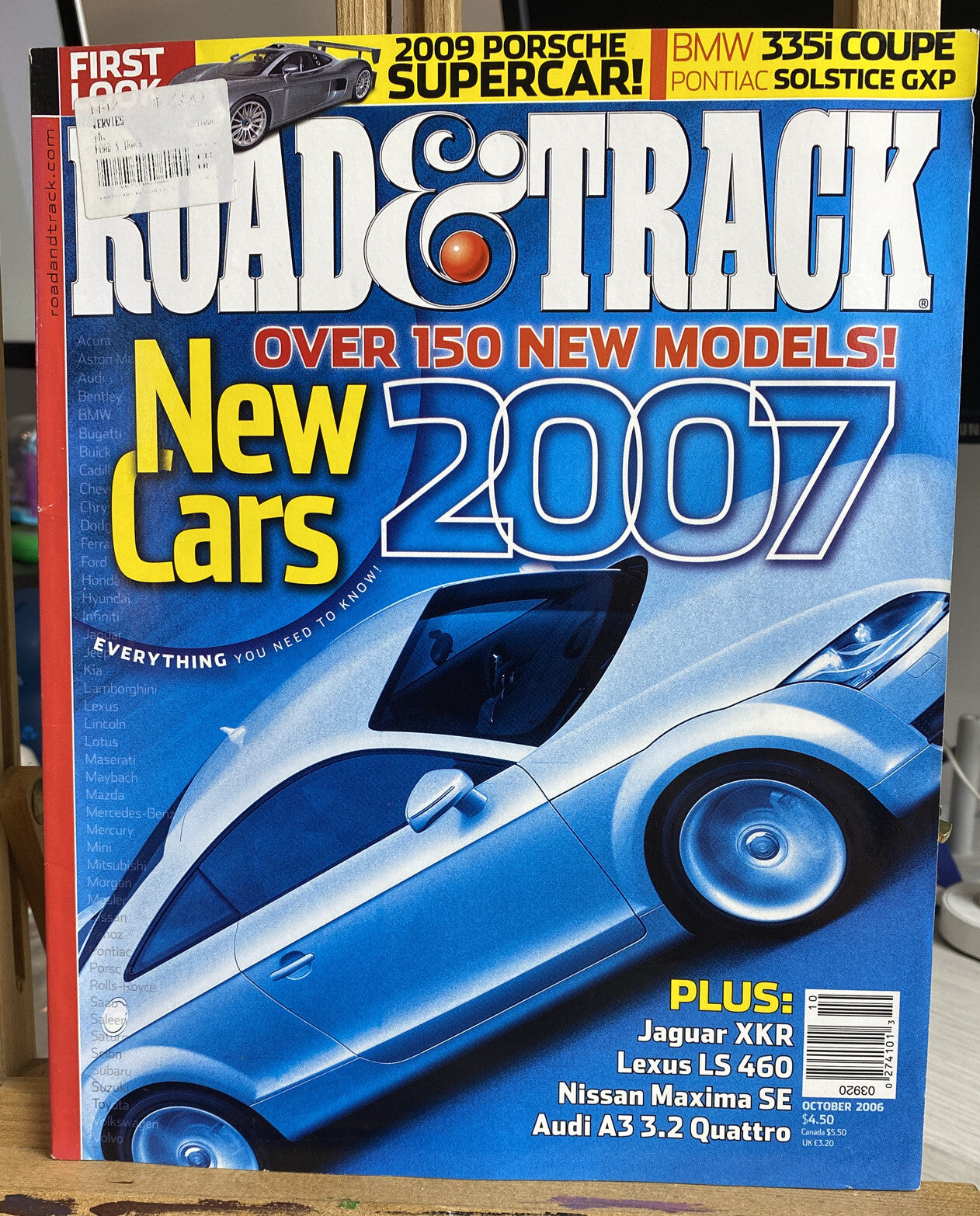 Road And Track October 2006 Magazine In Good Condition